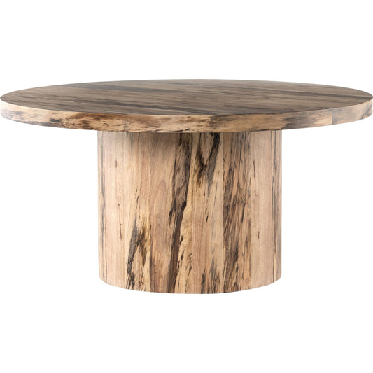 Hudson Round Dining Table by Four Hands. Made from unique in a rustic style.