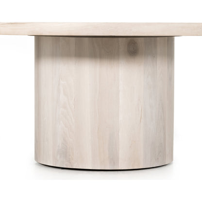 Hudson Round Dining Table by Four Hands. Made from unique in a rustic style.