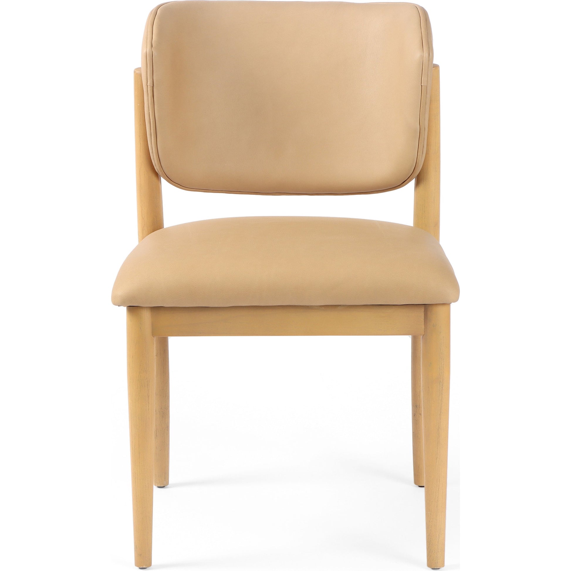 Joren Dining Chair by Four Hands in irving taupe and pecan whitewash. Made from 56% polyester, 44% acrylic, solid nettlewood, 100% polyester in a coastal style.