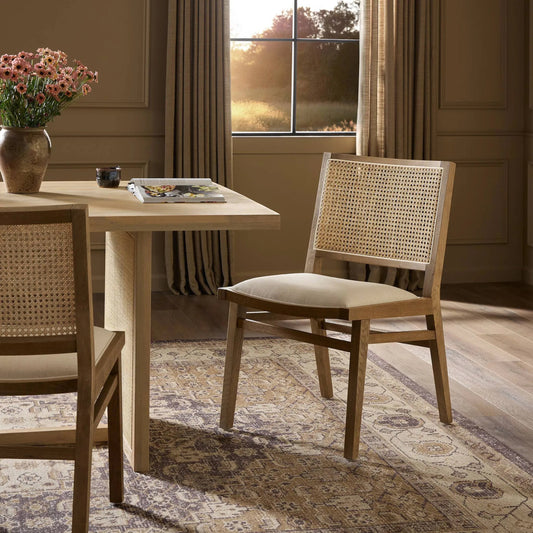 Sage Dining Chair by Four Hands. Made from unique in a rustic style.