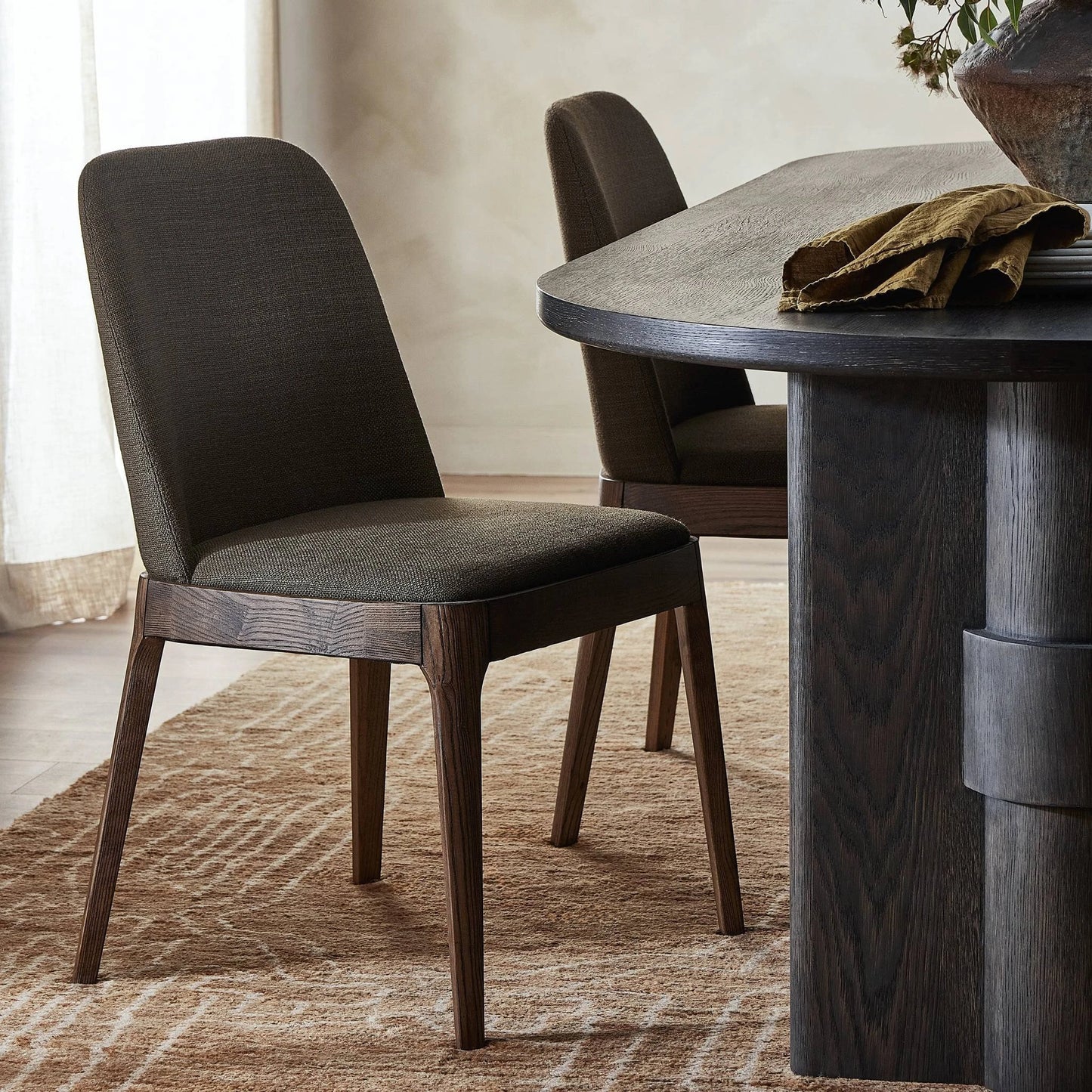028 SI-2074142 | Lifestyle | Bryce Armless Dining Chair by Four Hands. Made from unique in a modern style.