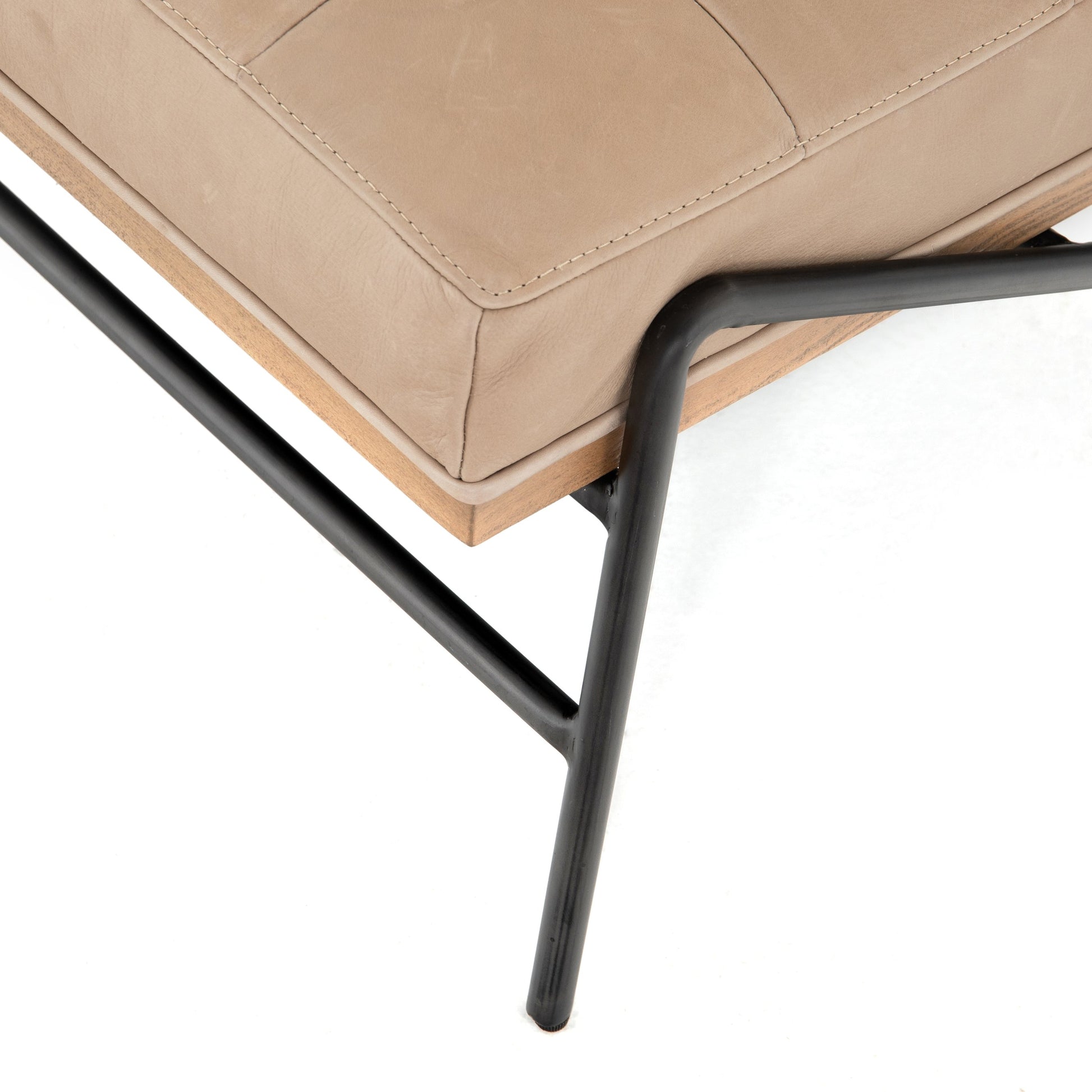 Romy Chair by Four Hands in neutral fleck. Made from 60% polyester, 40% acrylic, solid beech, iron in a modern style.