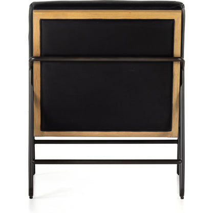 Romy Chair by Four Hands in neutral fleck. Made from 60% polyester, 40% acrylic, solid beech, iron in a modern style.