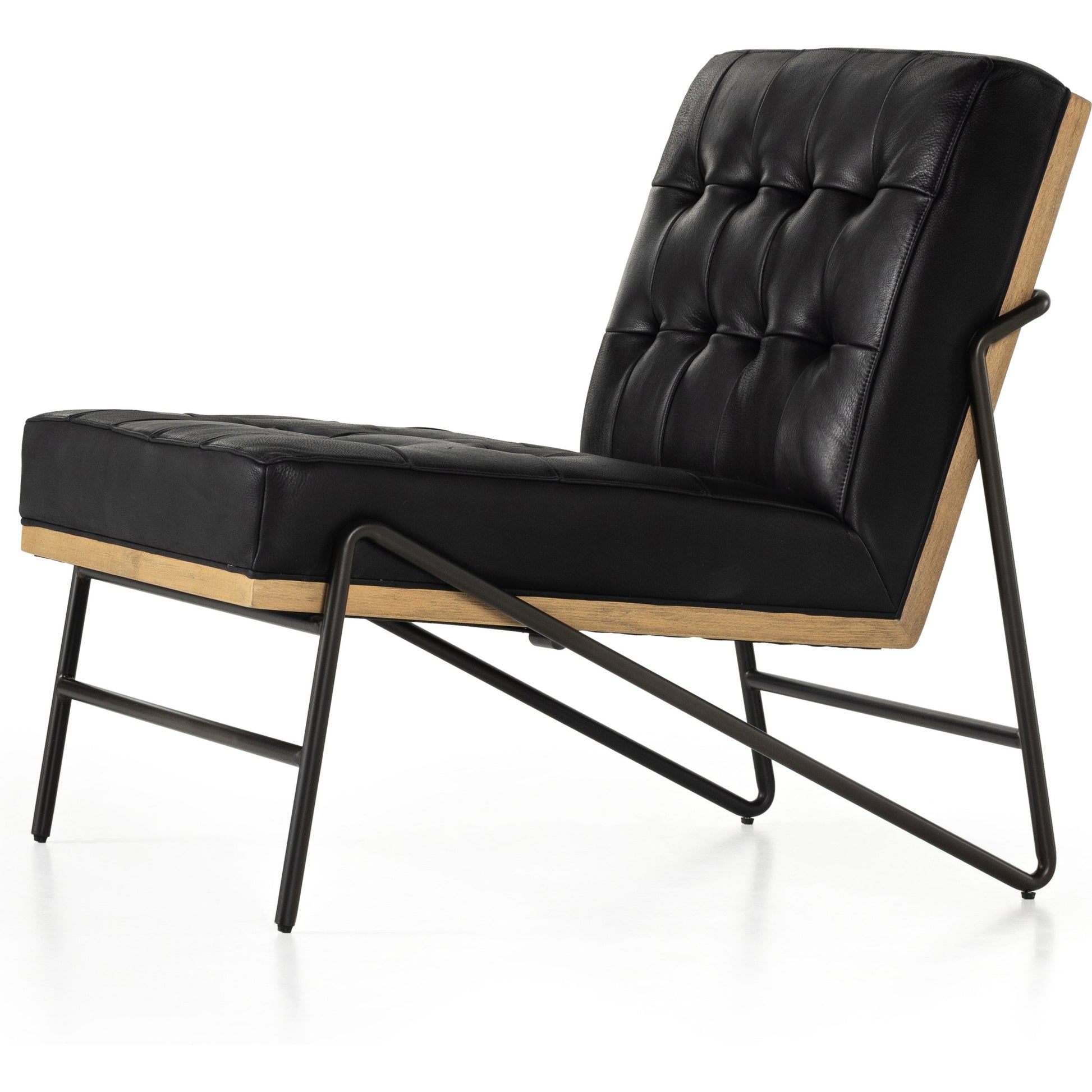 Romy Chair by Four Hands in neutral fleck. Made from 60% polyester, 40% acrylic, solid beech, iron in a modern style.