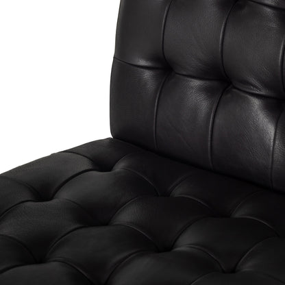 Romy Chair by Four Hands in neutral fleck. Made from 60% polyester, 40% acrylic, solid beech, iron in a modern style.