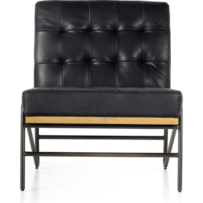 Romy Chair by Four Hands in neutral fleck. Made from 60% polyester, 40% acrylic, solid beech, iron in a modern style.