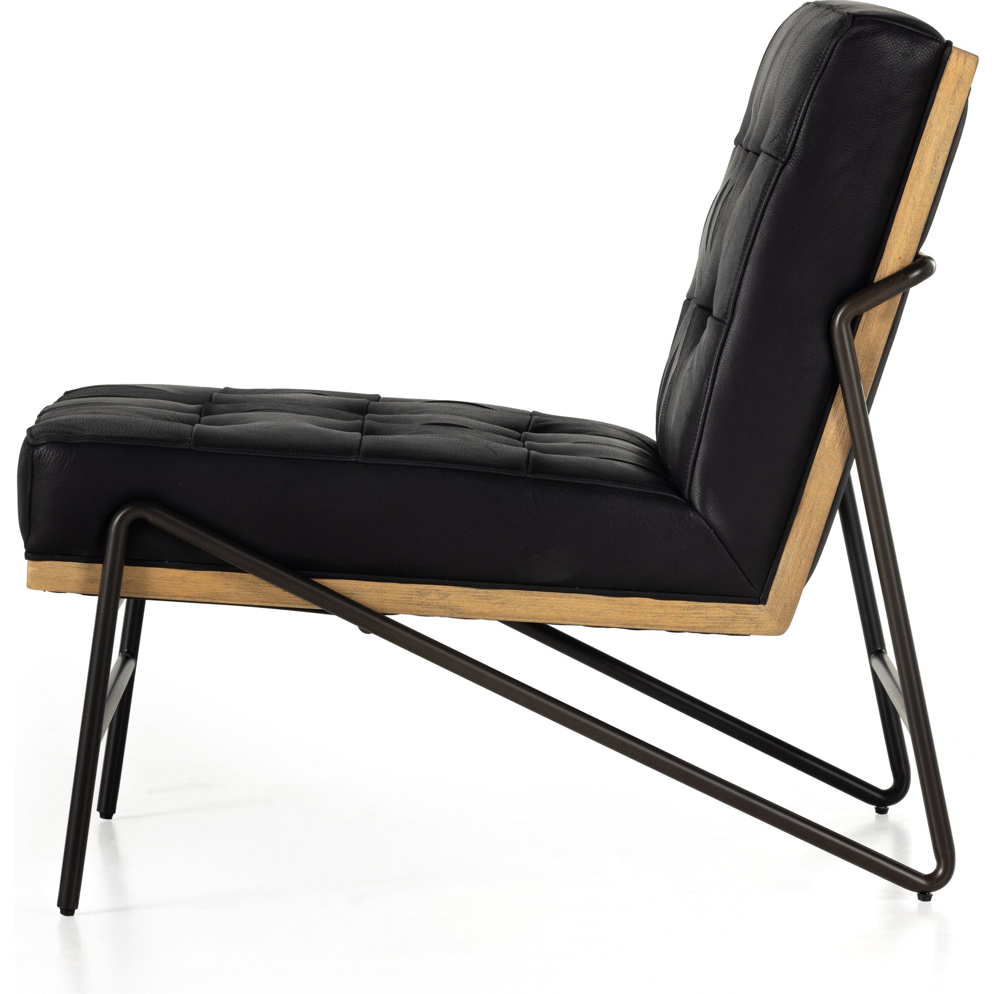 Romy Chair by Four Hands in neutral fleck. Made from 60% polyester, 40% acrylic, solid beech, iron in a modern style.