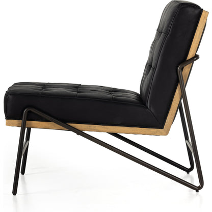 Romy Chair by Four Hands in neutral fleck. Made from 60% polyester, 40% acrylic, solid beech, iron in a modern style.