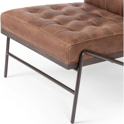 Romy Chair by Four Hands in neutral fleck. Made from 60% polyester, 40% acrylic, solid beech, iron in a modern style.