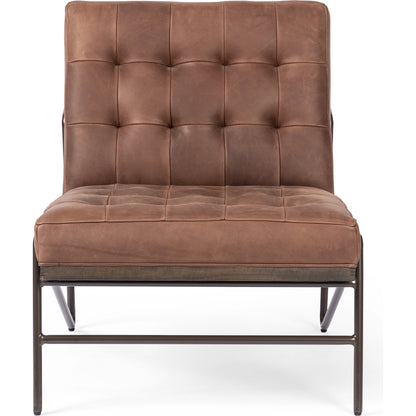 Romy Chair by Four Hands in neutral fleck. Made from 60% polyester, 40% acrylic, solid beech, iron in a modern style.