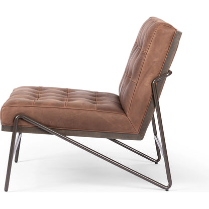 Romy Chair by Four Hands in neutral fleck. Made from 60% polyester, 40% acrylic, solid beech, iron in a modern style.