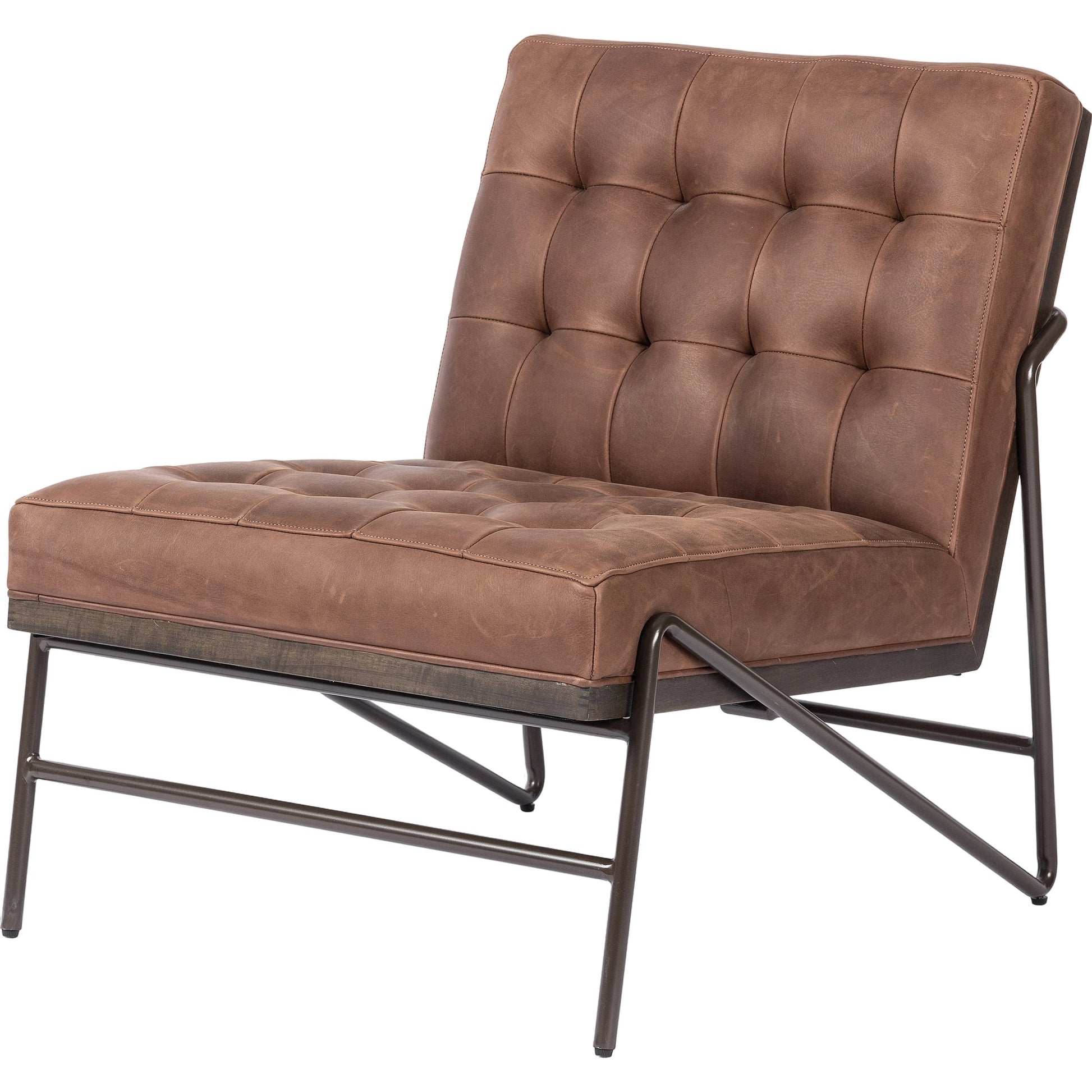 Romy Chair by Four Hands in neutral fleck. Made from 60% polyester, 40% acrylic, solid beech, iron in a modern style.