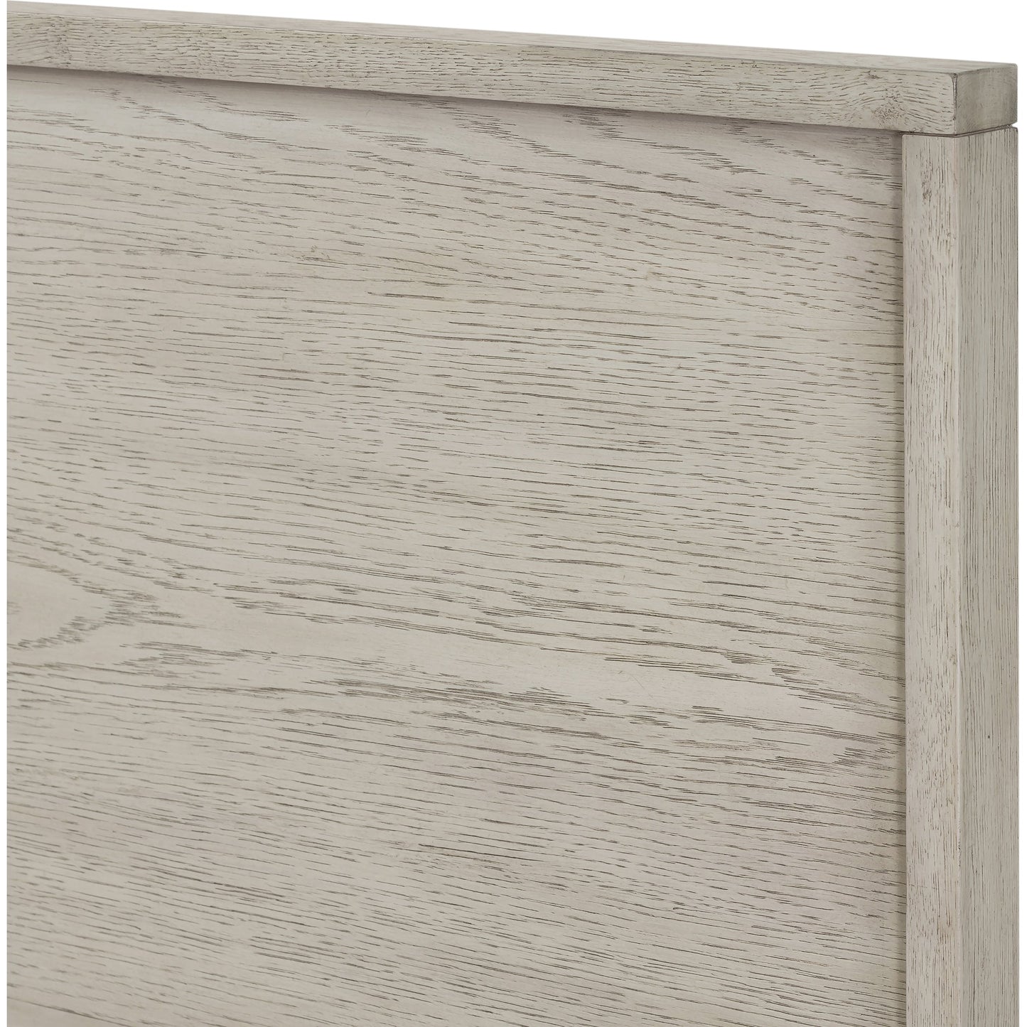 013 SI-1717126 | Closeup | Viggo Bed by Four Hands in vintage white oak, vintage white oak solid and vintage white oak. Made from solid oak, oak veneer in a modern style.