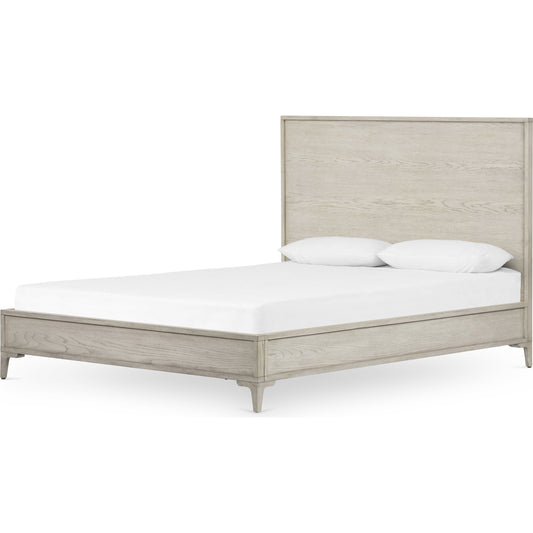 Viggo Bed by Four Hands in vintage white oak, vintage white oak solid and vintage white oak. Made from solid oak, oak veneer in a modern style.