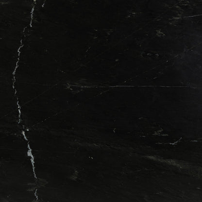 Belle Round Dining Table by Four Hands. Made from solid marble, iron in a modern style.