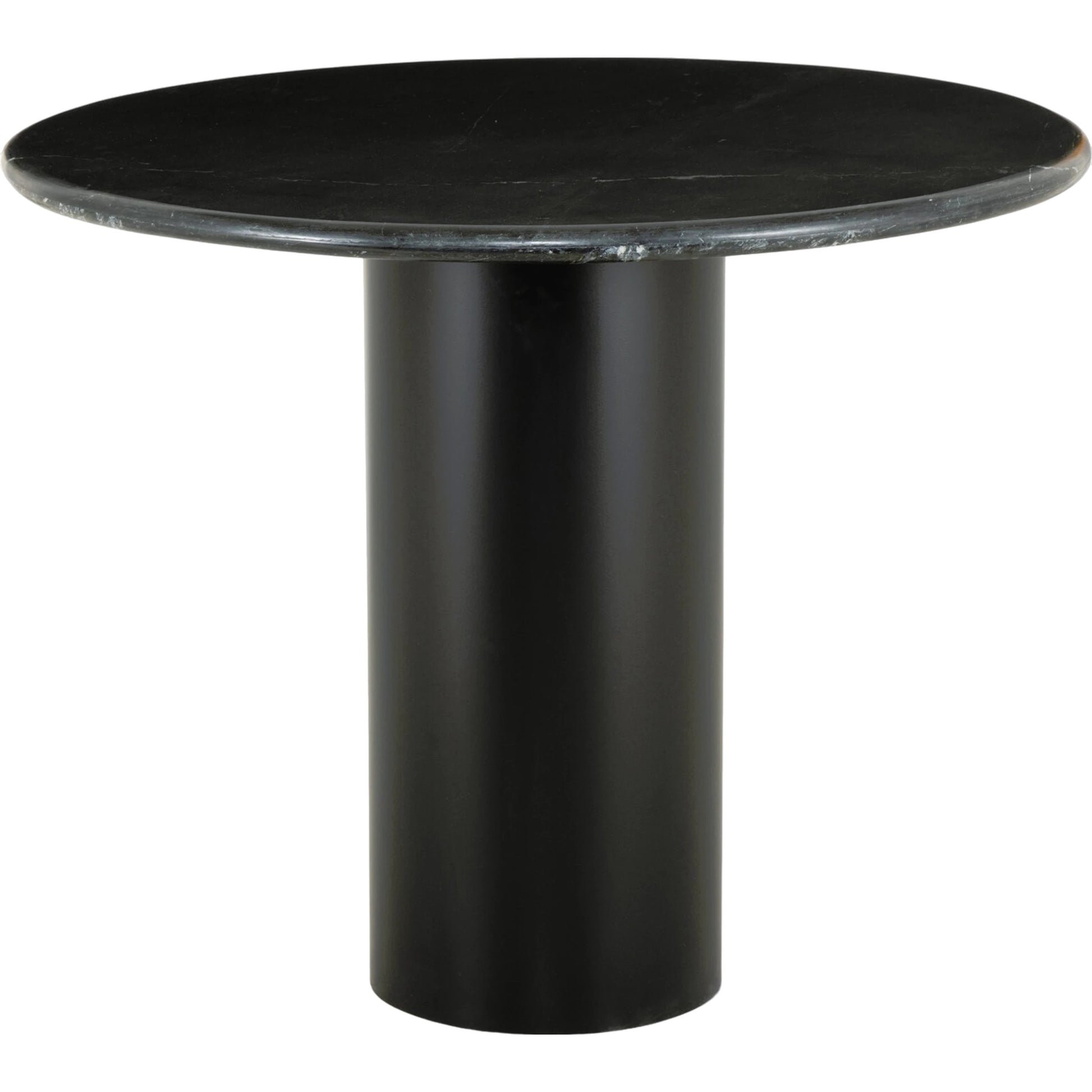 Belle Round Dining Table by Four Hands. Made from solid marble, iron in a modern style.