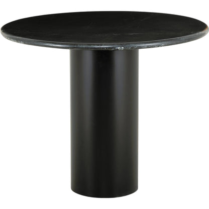 Belle Round Dining Table by Four Hands. Made from solid marble, iron in a modern style.