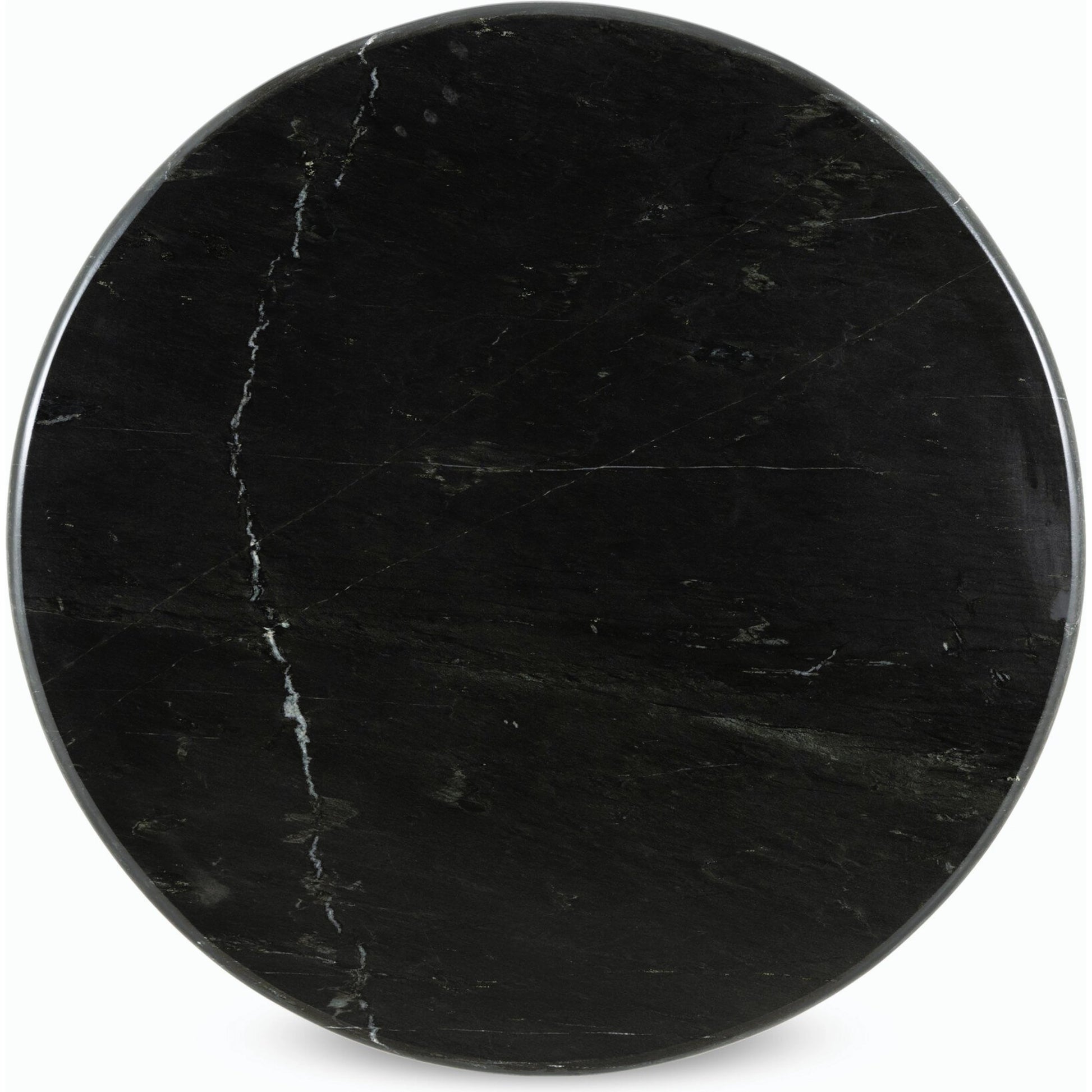 Belle Round Dining Table by Four Hands. Made from solid marble, iron in a modern style.