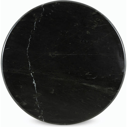 Belle Round Dining Table by Four Hands. Made from solid marble, iron in a modern style.