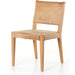 Villa Dining Chair by Four Hands. Made from hair on hide, solid beech, iron in a rustic style.