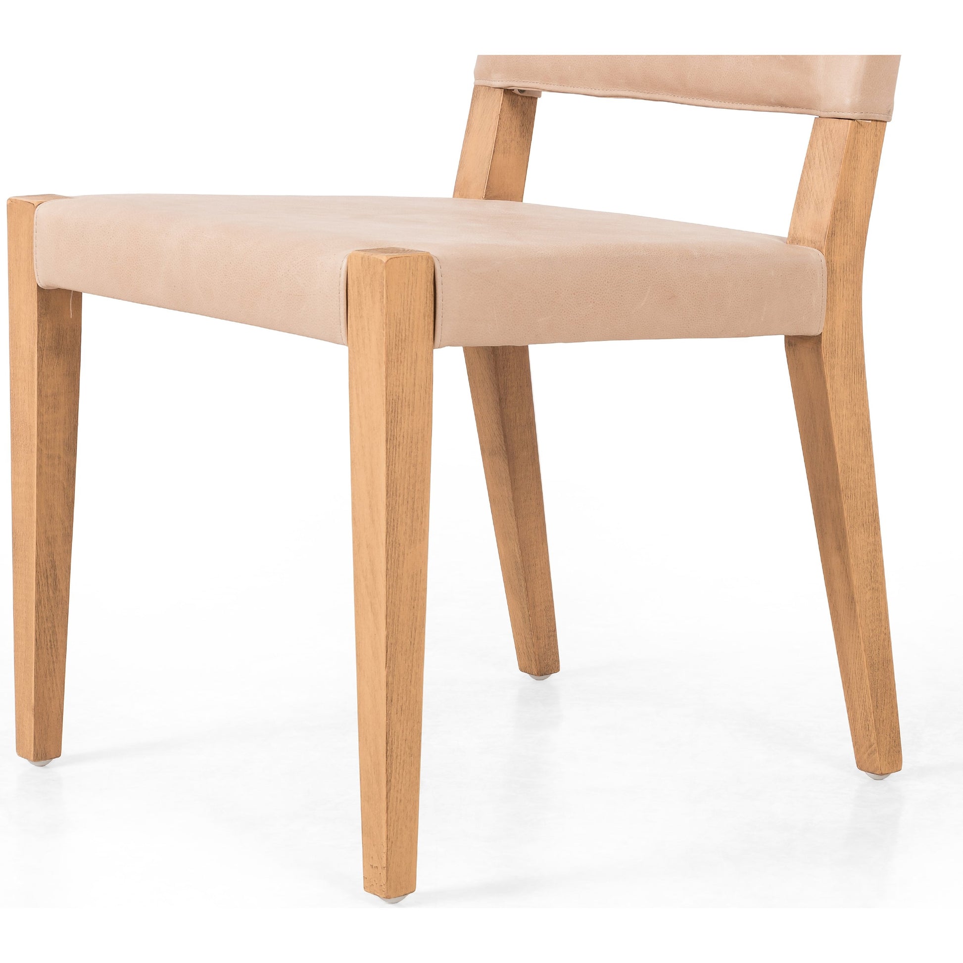 Villa Dining Chair by Four Hands. Made from hair on hide, solid beech, iron in a rustic style.