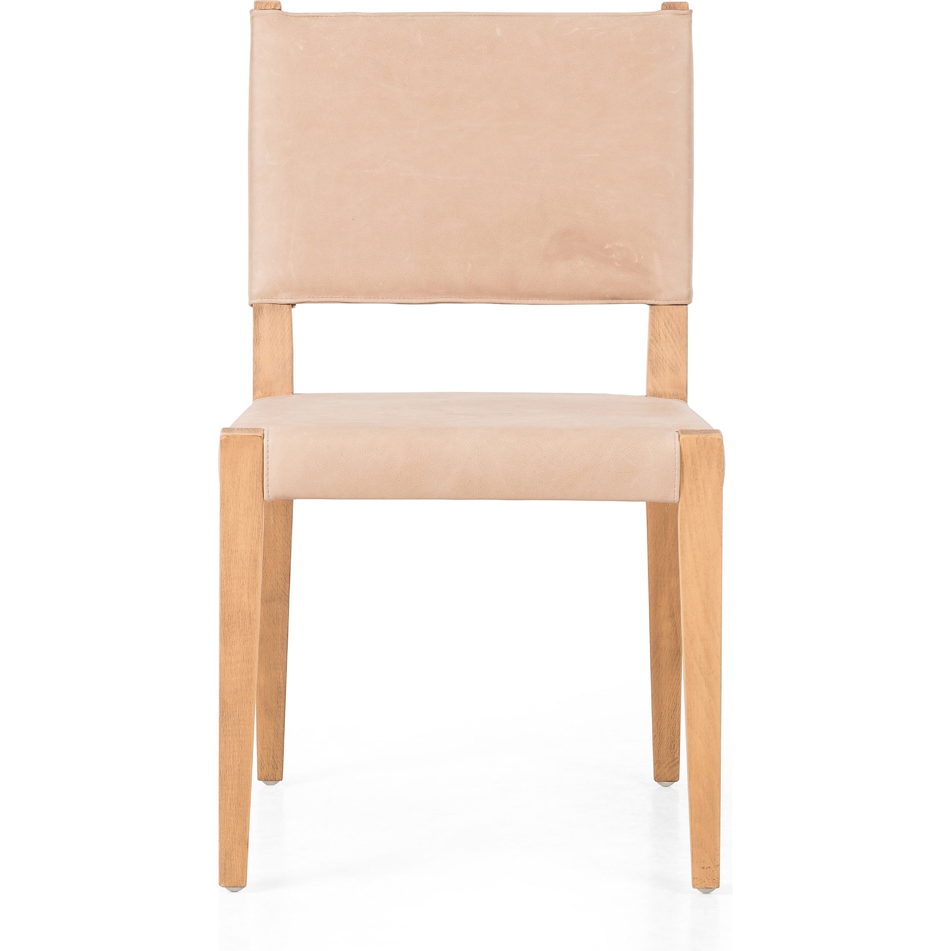 Villa Dining Chair by Four Hands. Made from hair on hide, solid beech, iron in a rustic style.