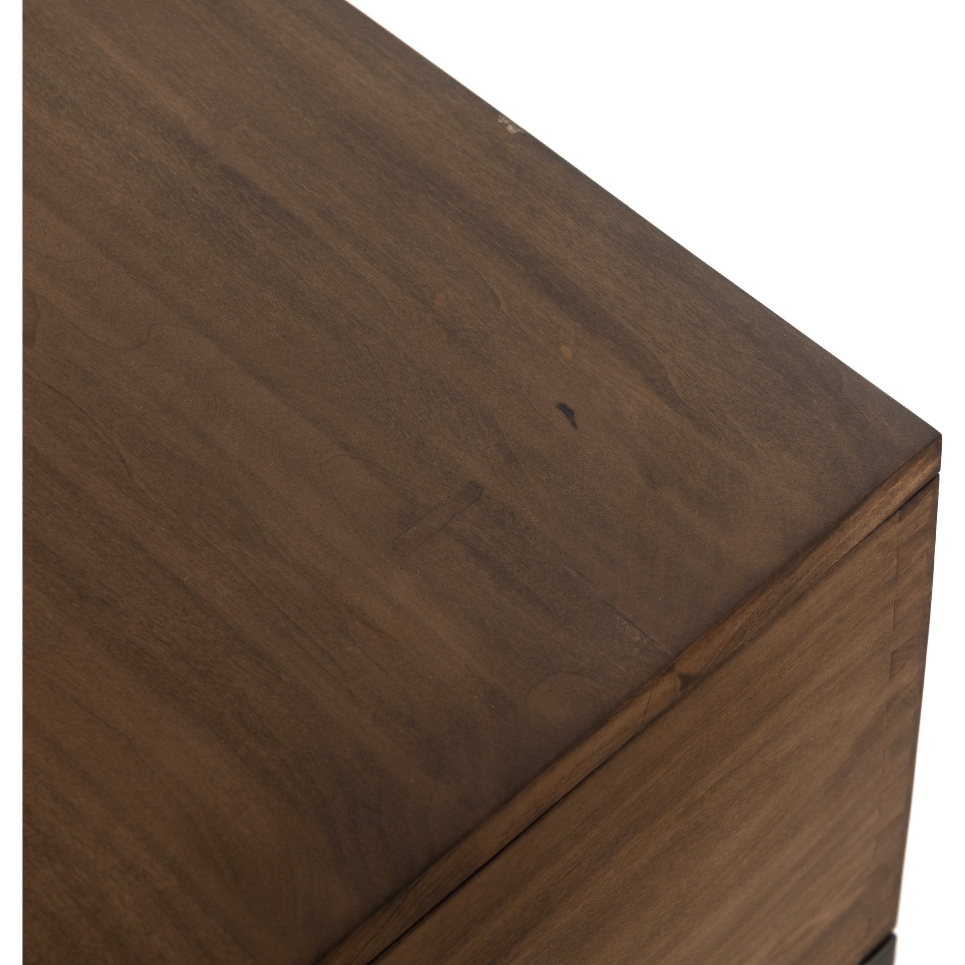 Trey Trunk by Four Hands. Made from solid poplar, top grain leather, iron in a rustic style.