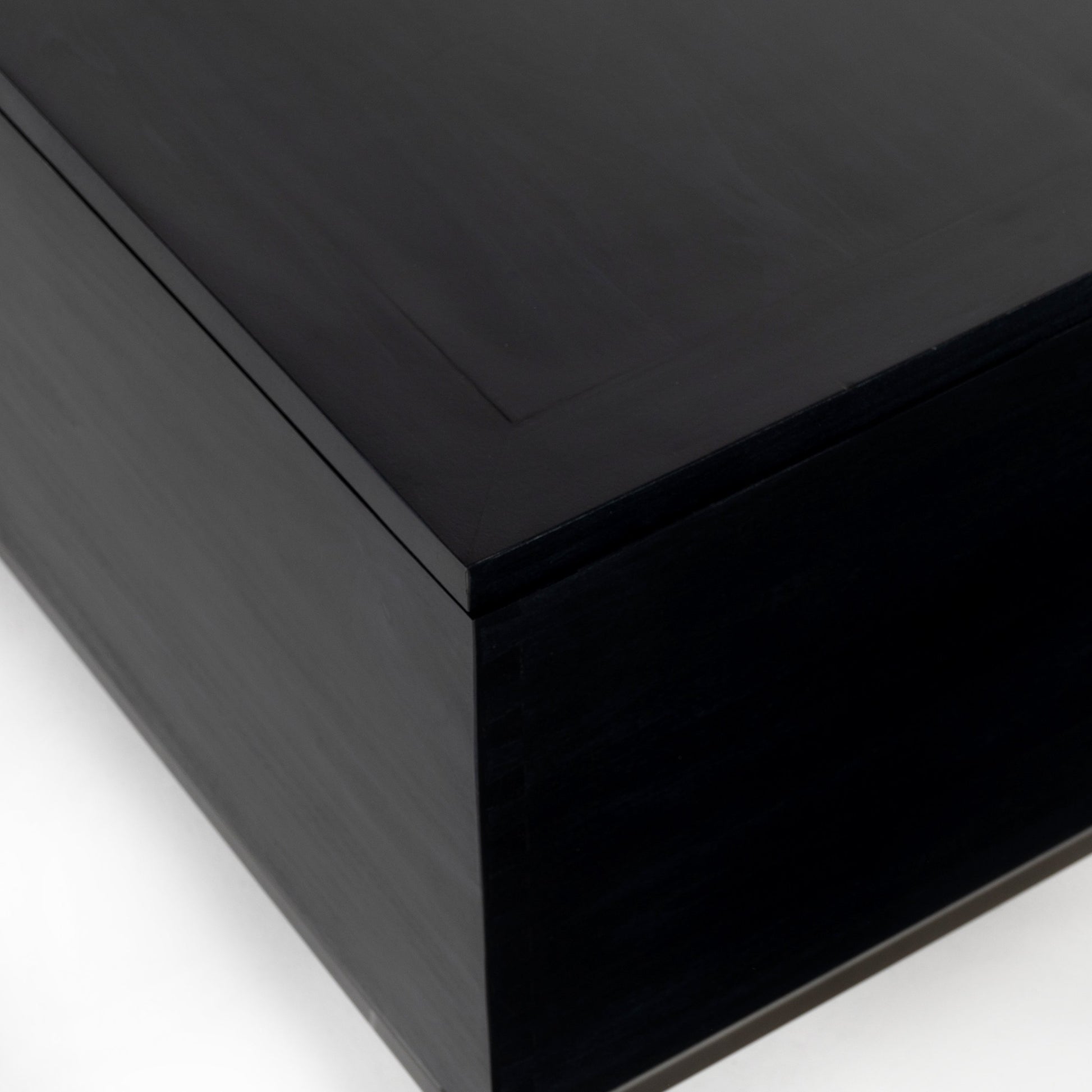 Trey Trunk by Four Hands. Made from solid poplar, top grain leather, iron in a rustic style.