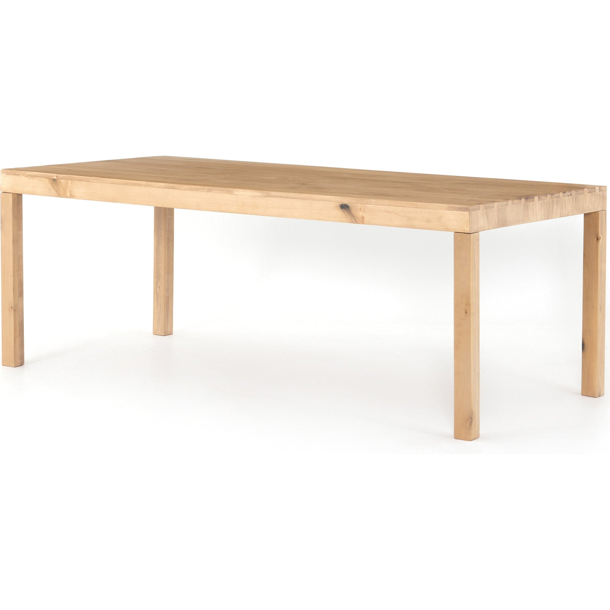 Isador Dining Table by Four Hands. Made from solid poplar in a modern style.