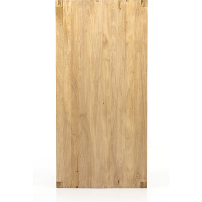 Isador Dining Table by Four Hands. Made from solid poplar in a modern style.