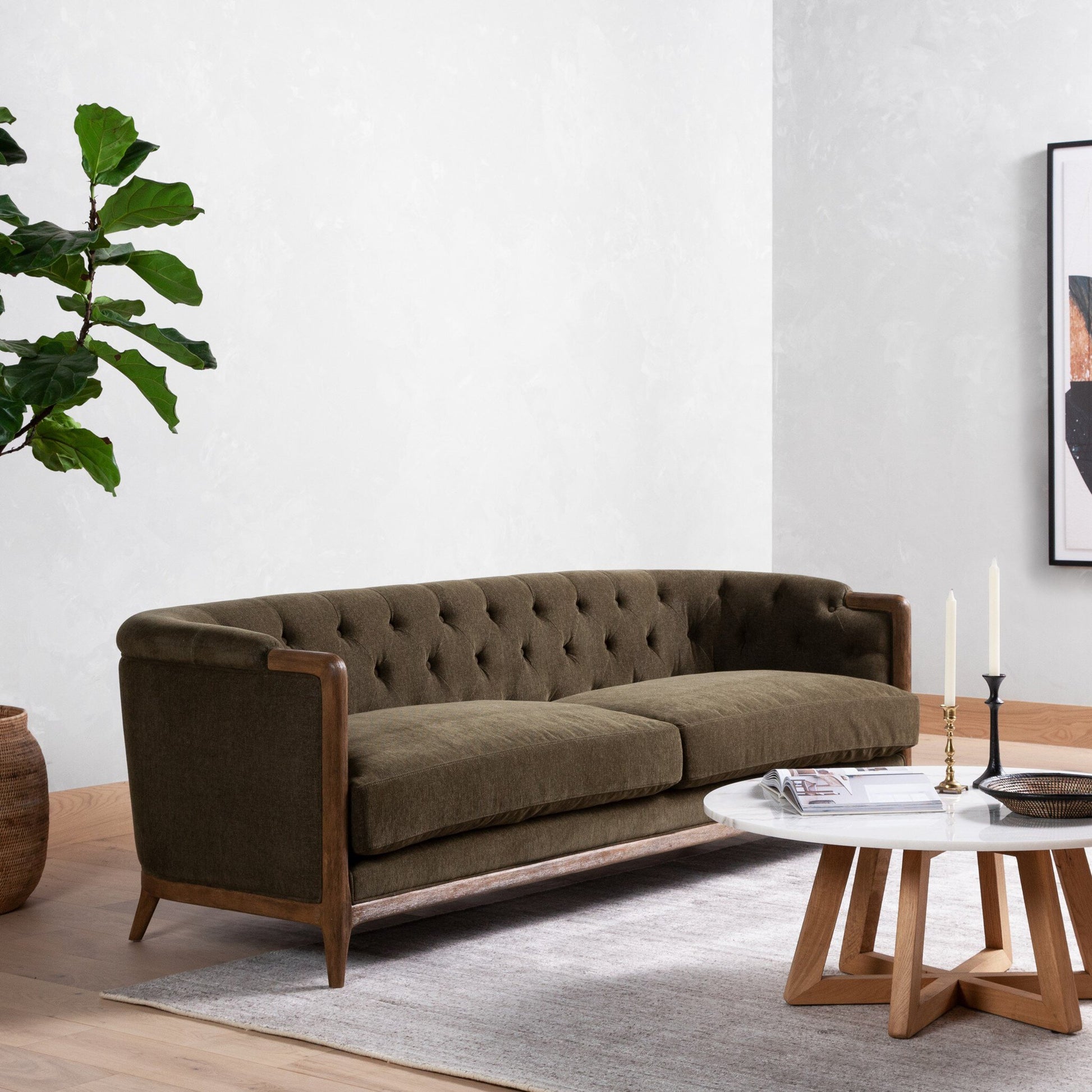 Ellsworth Sofa by Four Hands. Made from unique in a transitional style.