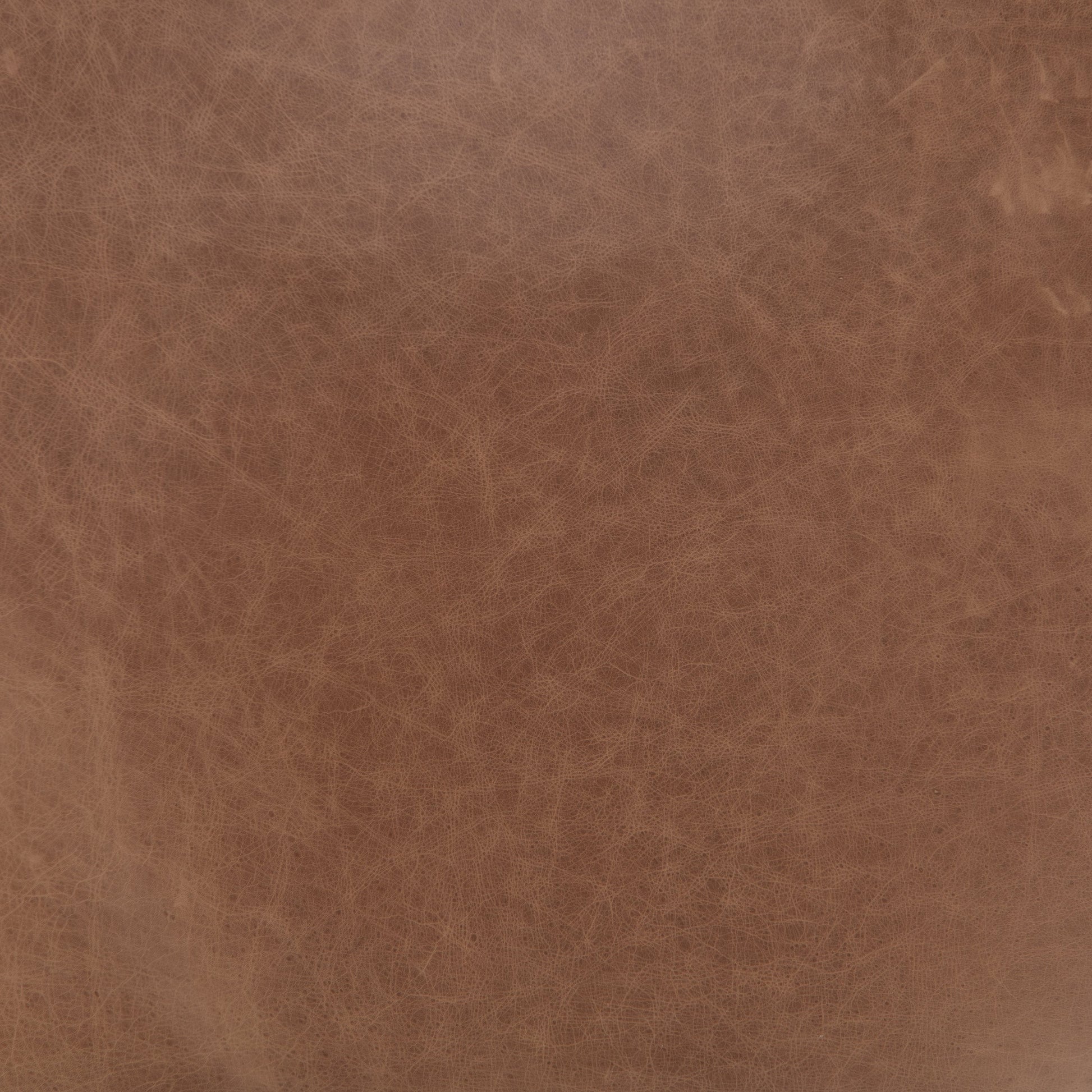 Quinn Desk Chair by Four Hands in polished nickel, dover crescent, chaps saddle and chaps saddle. Made from aluminum, 71% viscose (rayon), 17% polyester, 12% flax, linen, top grain leather in a modern style.