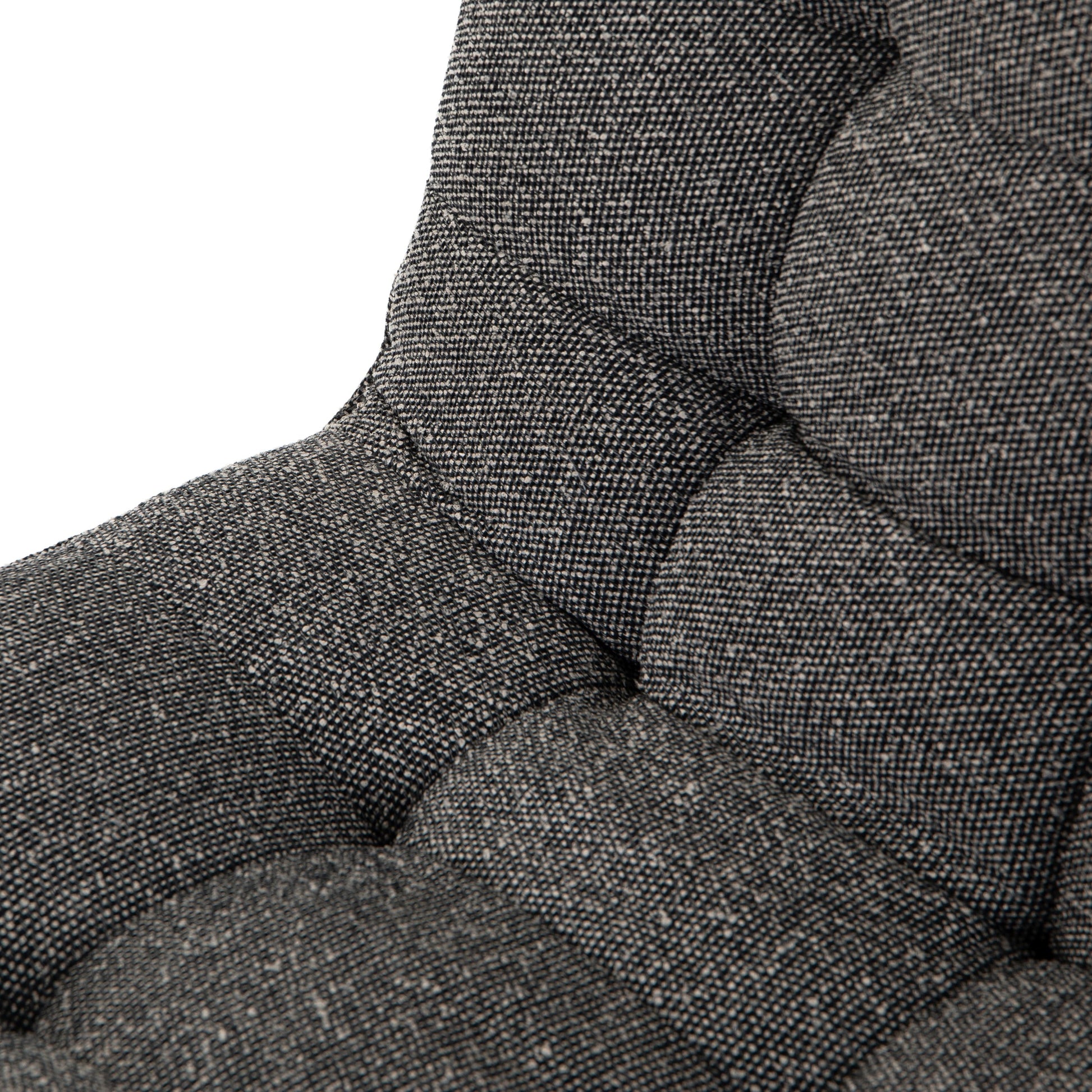 Quinn Desk Chair by Four Hands in polished nickel, dover crescent, chaps saddle and chaps saddle. Made from aluminum, 71% viscose (rayon), 17% polyester, 12% flax, linen, top grain leather in a modern style.