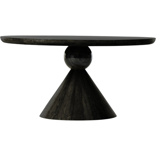 Bibianna Dining Table by Four Hands. Made from solid parawood, solid marble in a modern style.