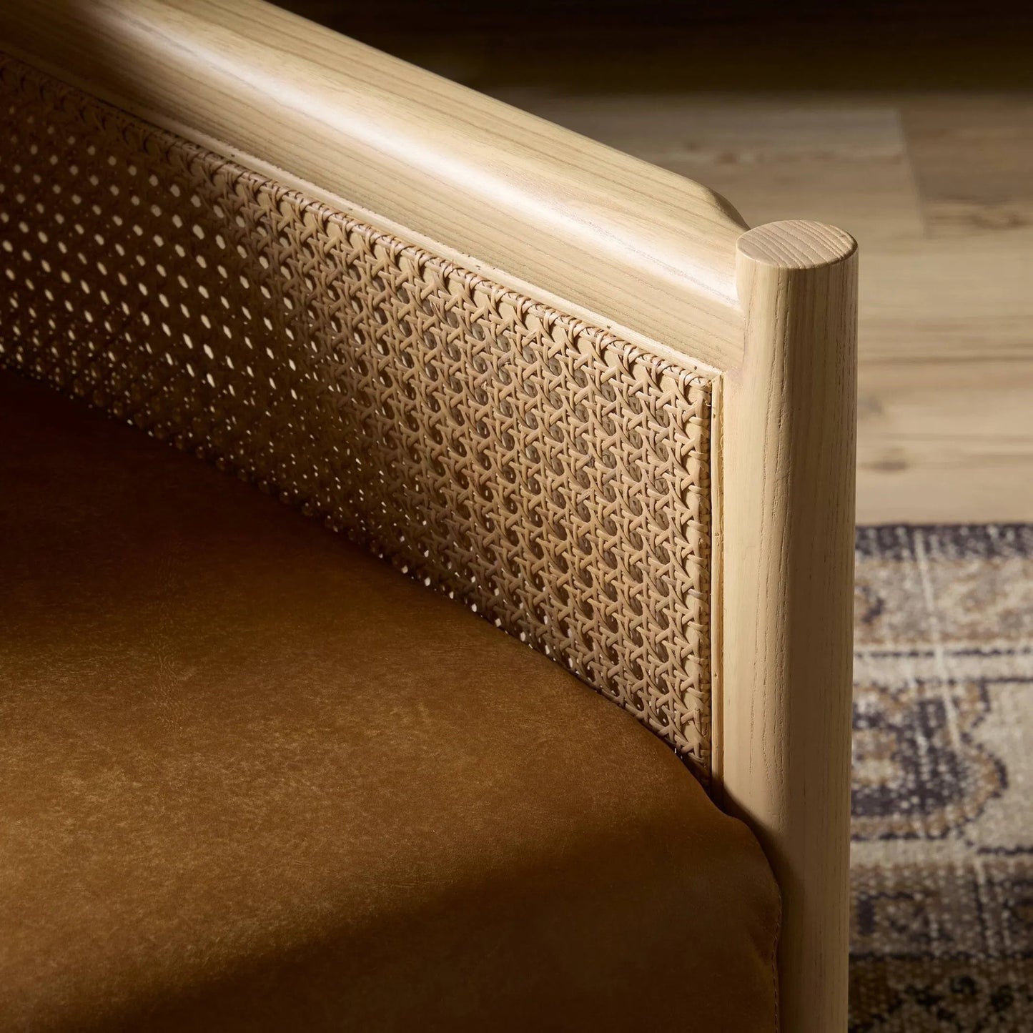 045 SI-1798414 | Closeup | Kempsey Chair by Four Hands. Made from unique in a rustic style.