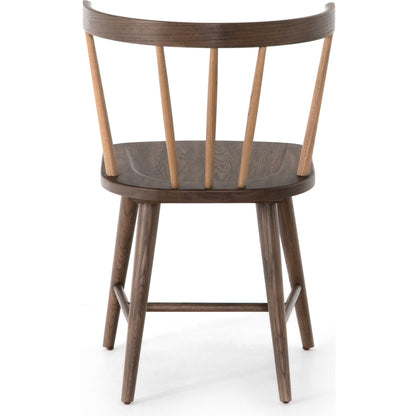 Naples Dining Chair by Four Hands in light cocoa oak. Made from solid oak in a cottage & farmhouse style.