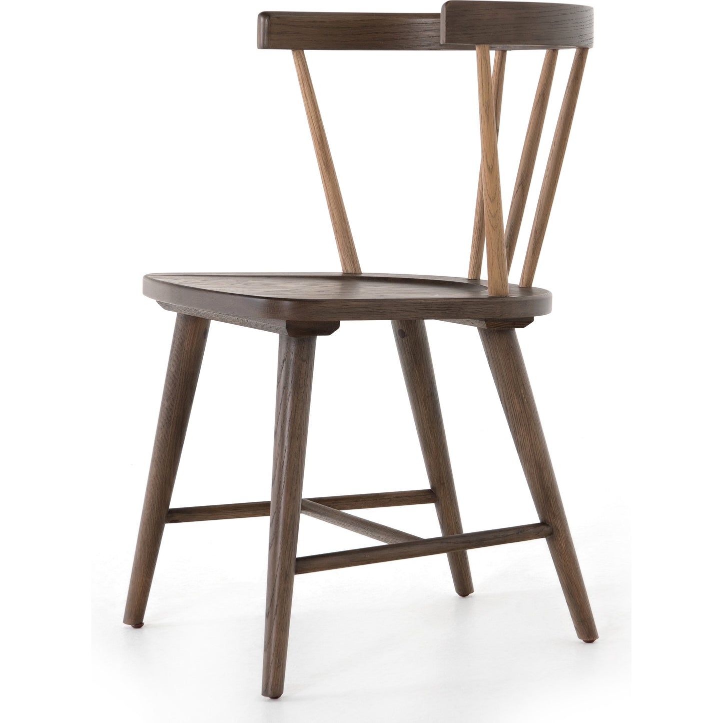 002 SI-1716197 | Additional Silo | Naples Dining Chair by Four Hands in light cocoa oak. Made from solid oak in a cottage & farmhouse style.