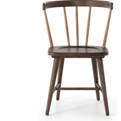 Naples Dining Chair by Four Hands in light cocoa oak. Made from solid oak in a cottage & farmhouse style.