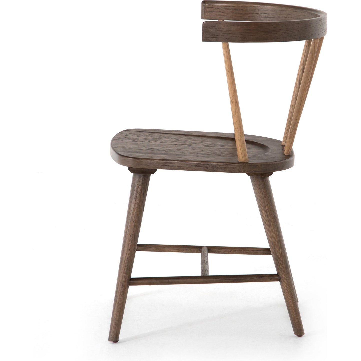 004 SI-1716197 | Additional Silo | Naples Dining Chair by Four Hands in light cocoa oak. Made from solid oak in a cottage & farmhouse style.