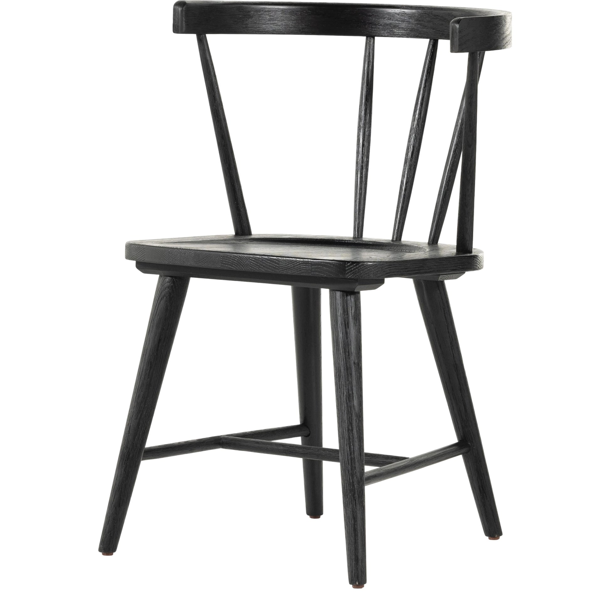 Naples Dining Chair by Four Hands in light cocoa oak. Made from solid oak in a cottage & farmhouse style.