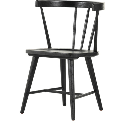 Naples Dining Chair by Four Hands in light cocoa oak. Made from solid oak in a cottage & farmhouse style.