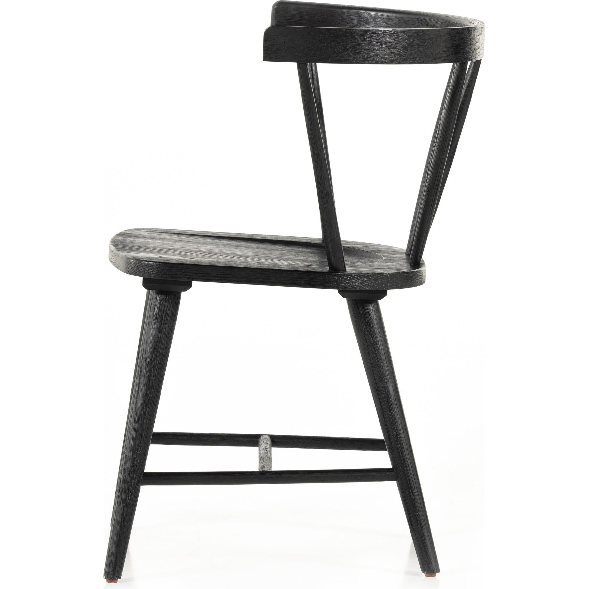 Naples Dining Chair by Four Hands in light cocoa oak. Made from solid oak in a cottage & farmhouse style.