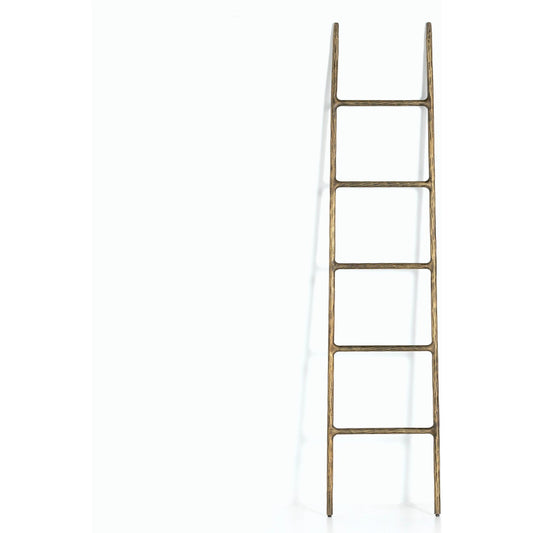 Boothe Ladder by Four Hands in antique brass. Made from iron in a cottage & farmhouse style.