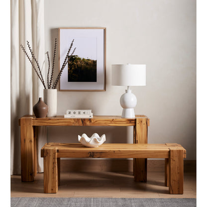 Kelita Table Lamp by Four Hands in textured black. Made from aluminum, 60% polyester, 40% viscose (rayon), thermoplastic in a transitional style.