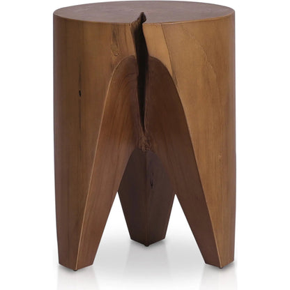 Petros Outdoor End Table by Four Hands. Made from solid teak in a eclectic & global style.