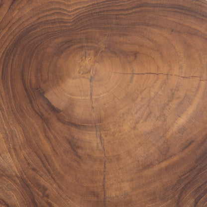Petros Outdoor End Table by Four Hands. Made from solid teak in a eclectic & global style.