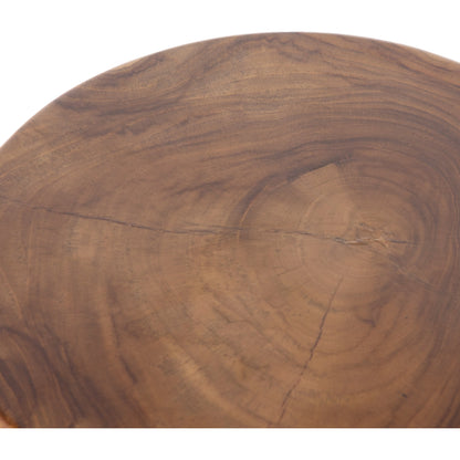 Petros Outdoor End Table by Four Hands. Made from solid teak in a eclectic & global style.