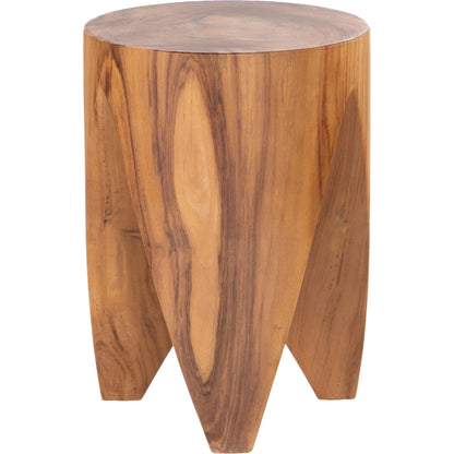 Petros Outdoor End Table by Four Hands. Made from solid teak in a eclectic & global style.