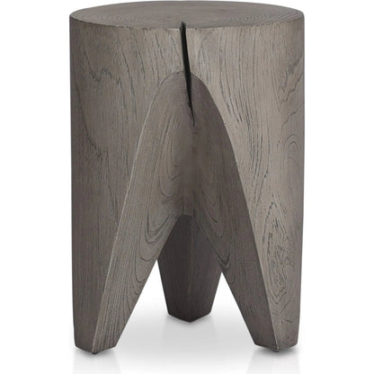 Petros Outdoor End Table by Four Hands. Made from solid teak in a eclectic & global style.