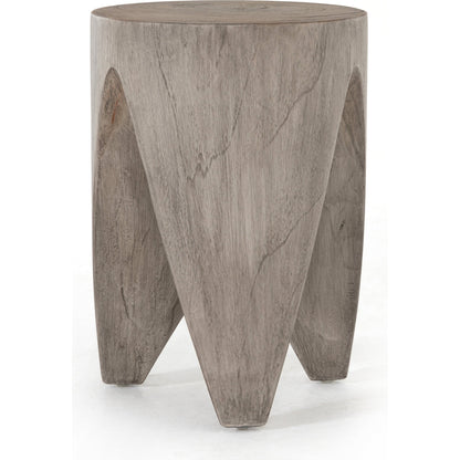 Petros Outdoor End Table by Four Hands. Made from solid teak in a eclectic & global style.